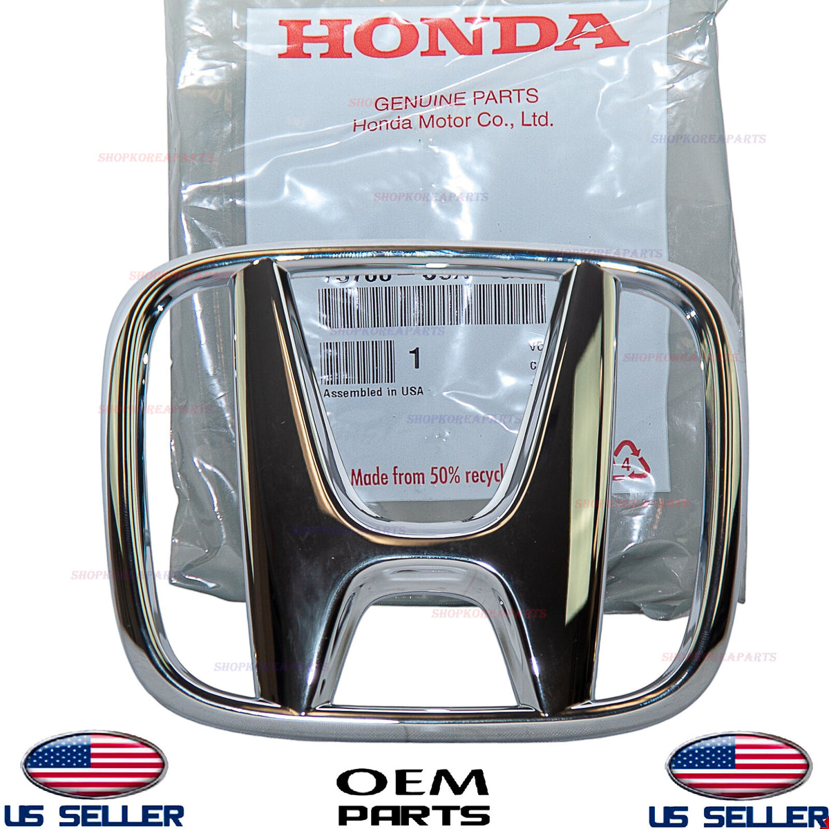 ✅GENUINE✅ Front Grille Emblem OEM Honda 2008-2018 *See Compatibility 75700TA0A00