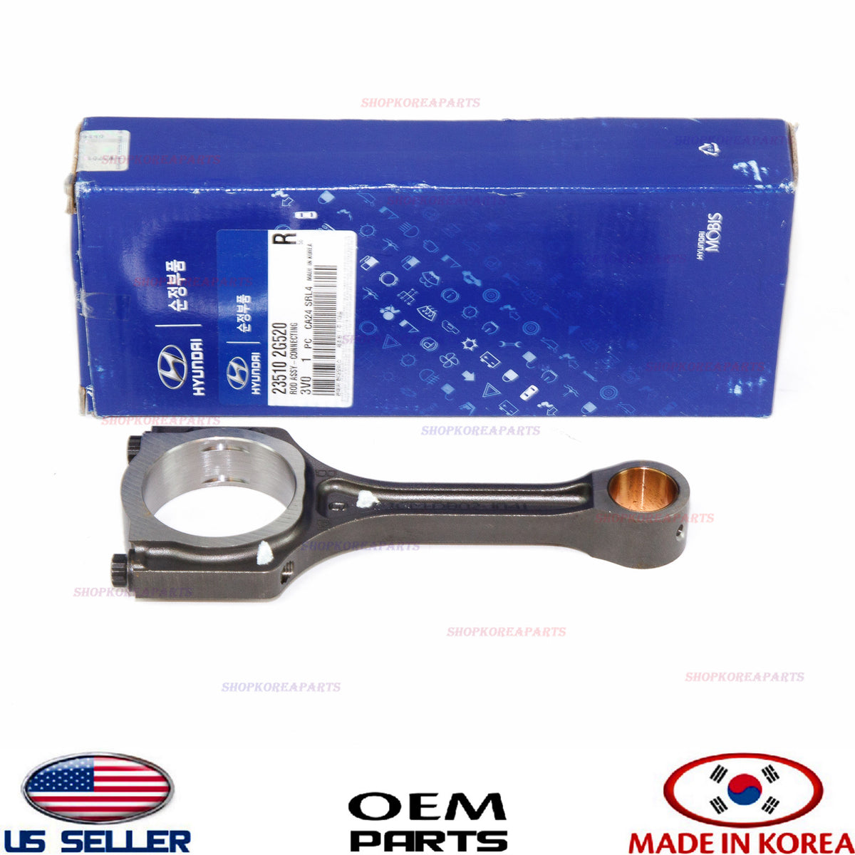 GENUINE Connecting Rod OEM Sonata Optima Sorento Tucson 2.4L 235102G520