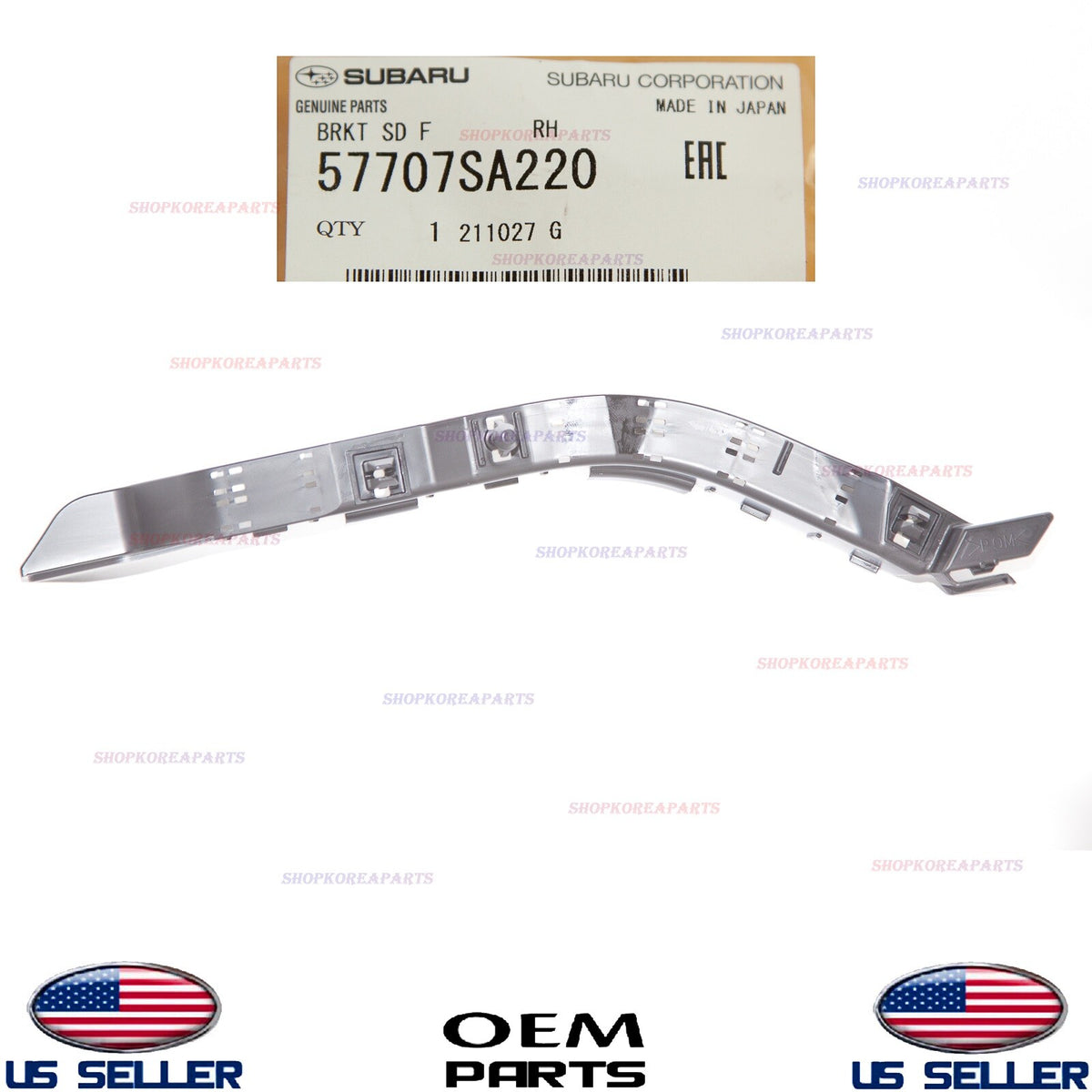 GENUINE Front Bumper Bracket Retainer Slider RIGHT ⭐OEM⭐ Subaru Forester 2006-08