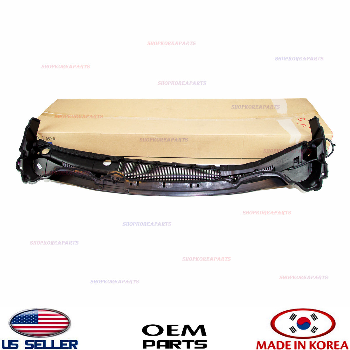 GENUINE Cowl Top Panel Vent Windshield Wiper Motor Cover OEM Elantra GT 2013-17