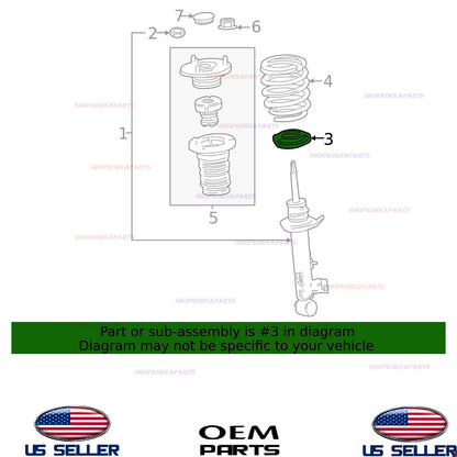 GENUINE OEM Front Lower Coil Spring Insulator 2007-2024 Lexus *See List