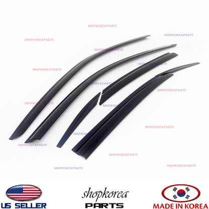 NEW SMOKED DOOR VISOR WINDOW VENT DEFLECTOR 6PCS !! fits TOYOTA CAMRY 2015-2017