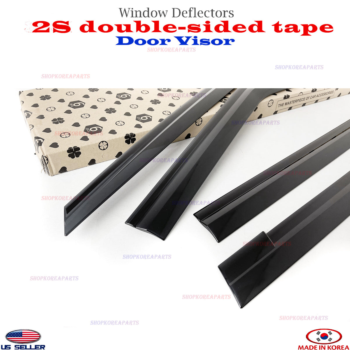 Door Visor Vent Shade Rain Window Guard fits for Kia Carnival 2022-2026 ⭐4pcs⭐