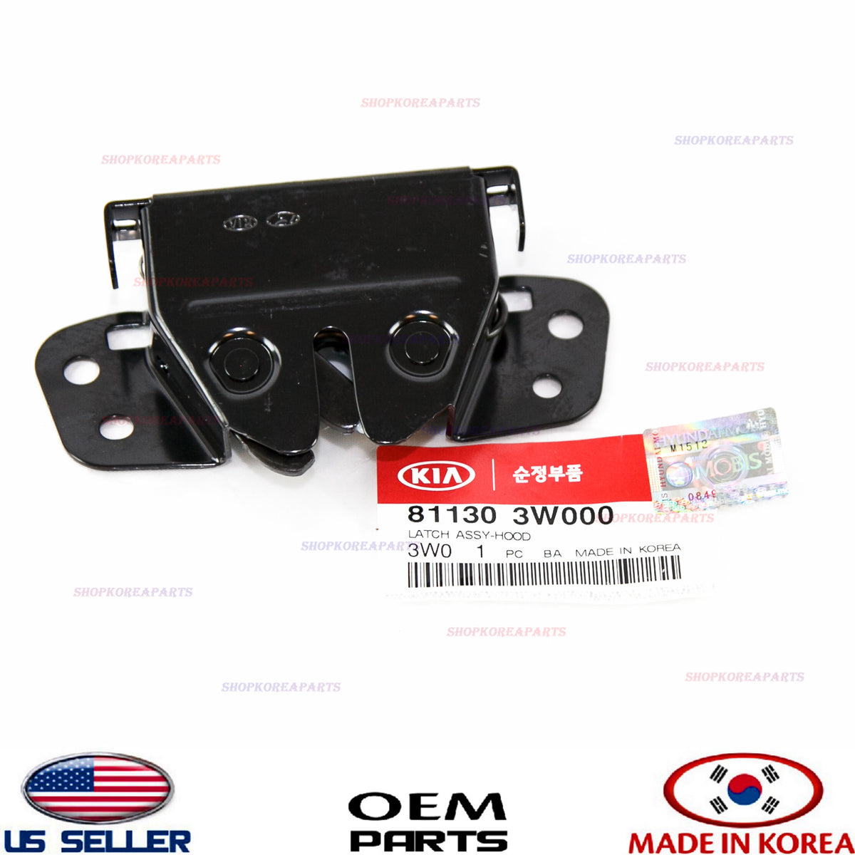 GENUINE Hood Lock Latch Assy ⭐OEM⭐ Kia Sportage 2011-2016 811303W000
