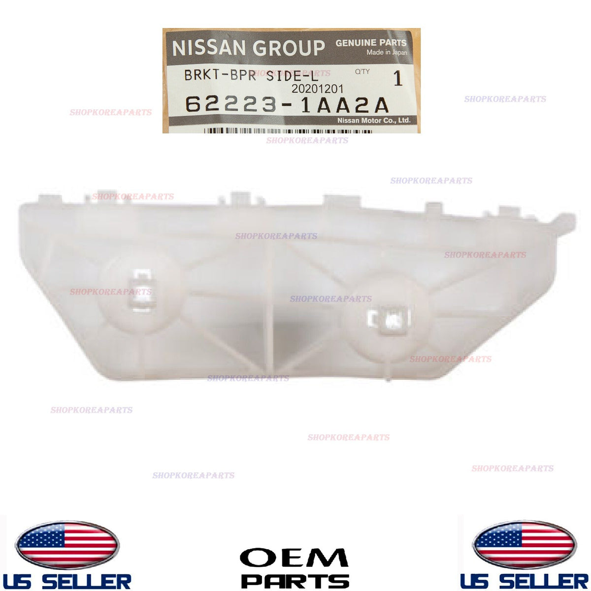 GENUINE Bumper Front Bracket Mounting Driver Side ⭐OEM⭐ NISSAN MURANO 2009-2014