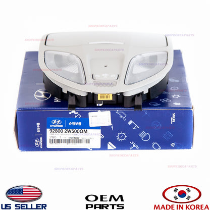 Overhead Console assy Dome Light Lamp Gray ⭐ GENUINE OEM ⭐ Santa Fe 2017-2018
