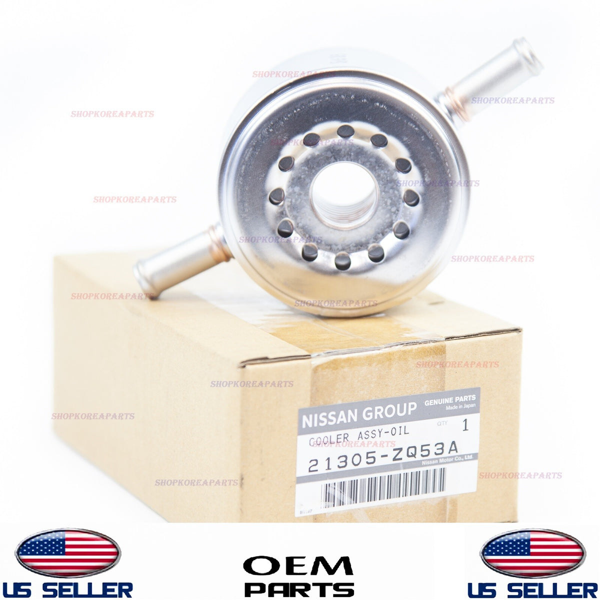 GENUINE Engine Oil Cooler ⭐OEM⭐ 5.6L V8 Nissan Infiniti *See compatibility