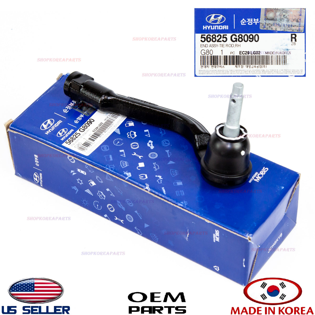 GENUINE Outer Tie Rod End RIGHT Passenger Side OEM Hyundai Kia See compatibility