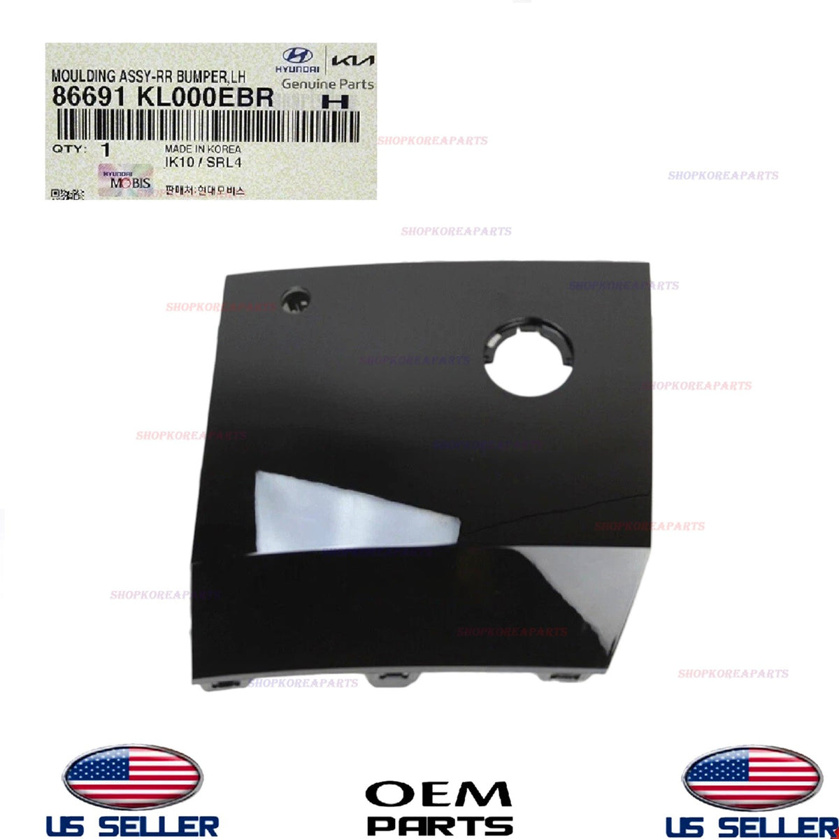 GENUINE OEM Rear Bumper Cover LEFT Driver Side 2023-2025 Hyundai Ioniq 6