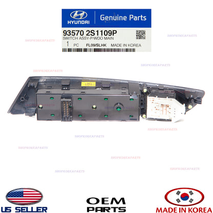 GENUINE Front LEFT Door Window Main Switch DRIVER SIDE ⭐OEM⭐ TUCSON 2010-2015