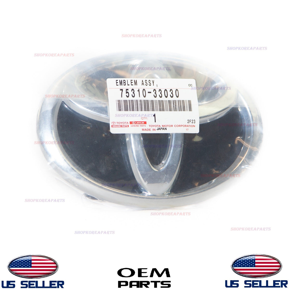 GENUINE Front Grille Emblem Logo Symbol ⭐OEM⭐ Camry 2018-2020 Sienna 2017-2020