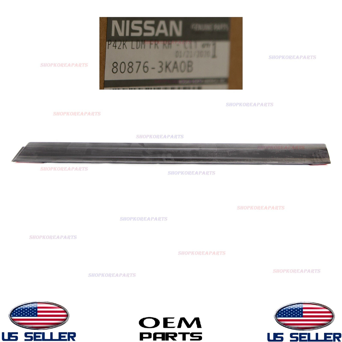 GENUINE Front Door Lower Moulding Black Passenger Side OEM PATHFINDER 2013-2015