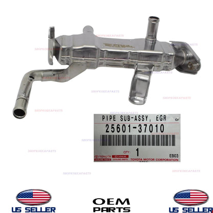 GENUINE EGR Pipe Cooler Lexus CT200h 2011-2017 Toyota Prius V 25601-37010