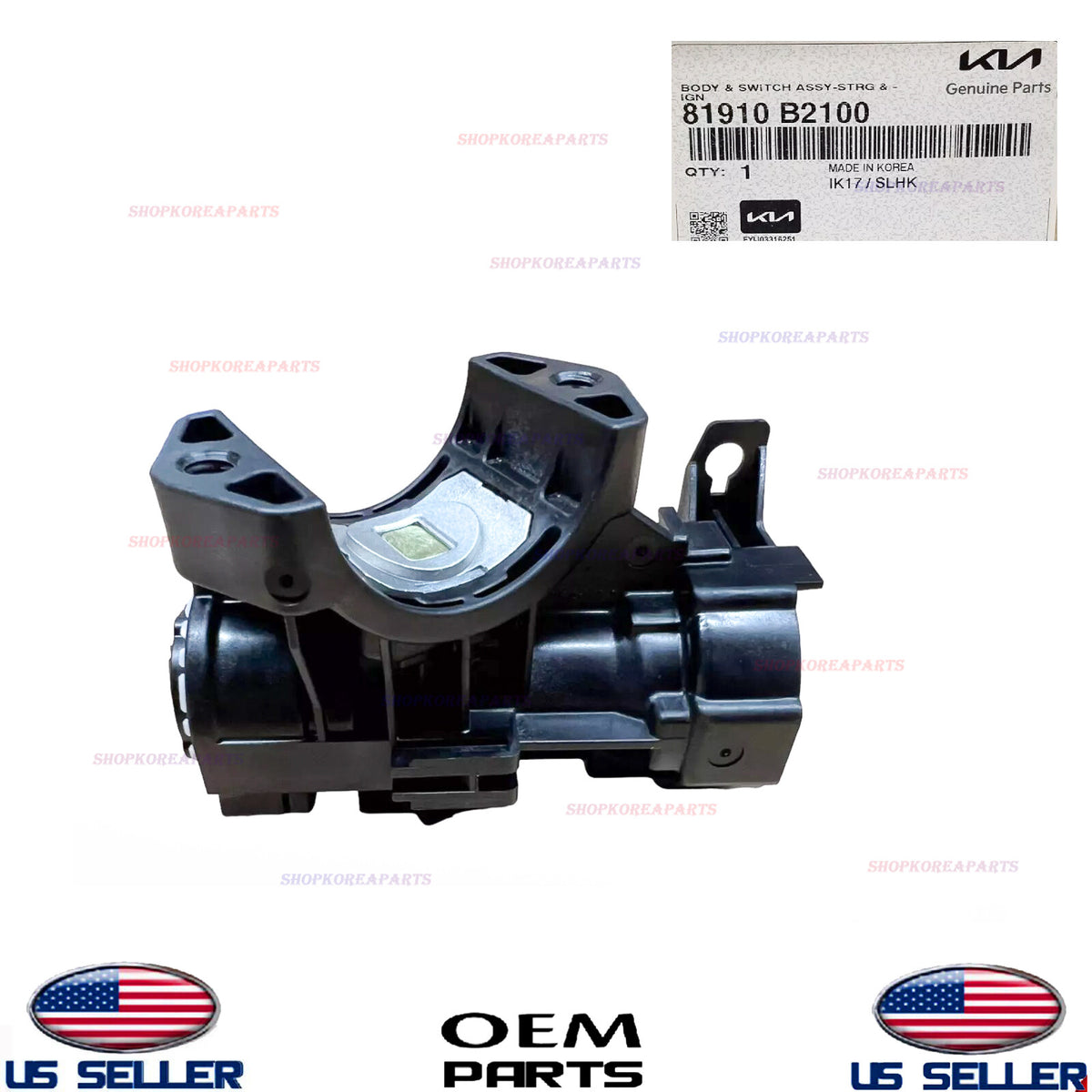 GENUINE OEM Ignition Lock Switch 2014-2019 Kia Soul 81910-B2100