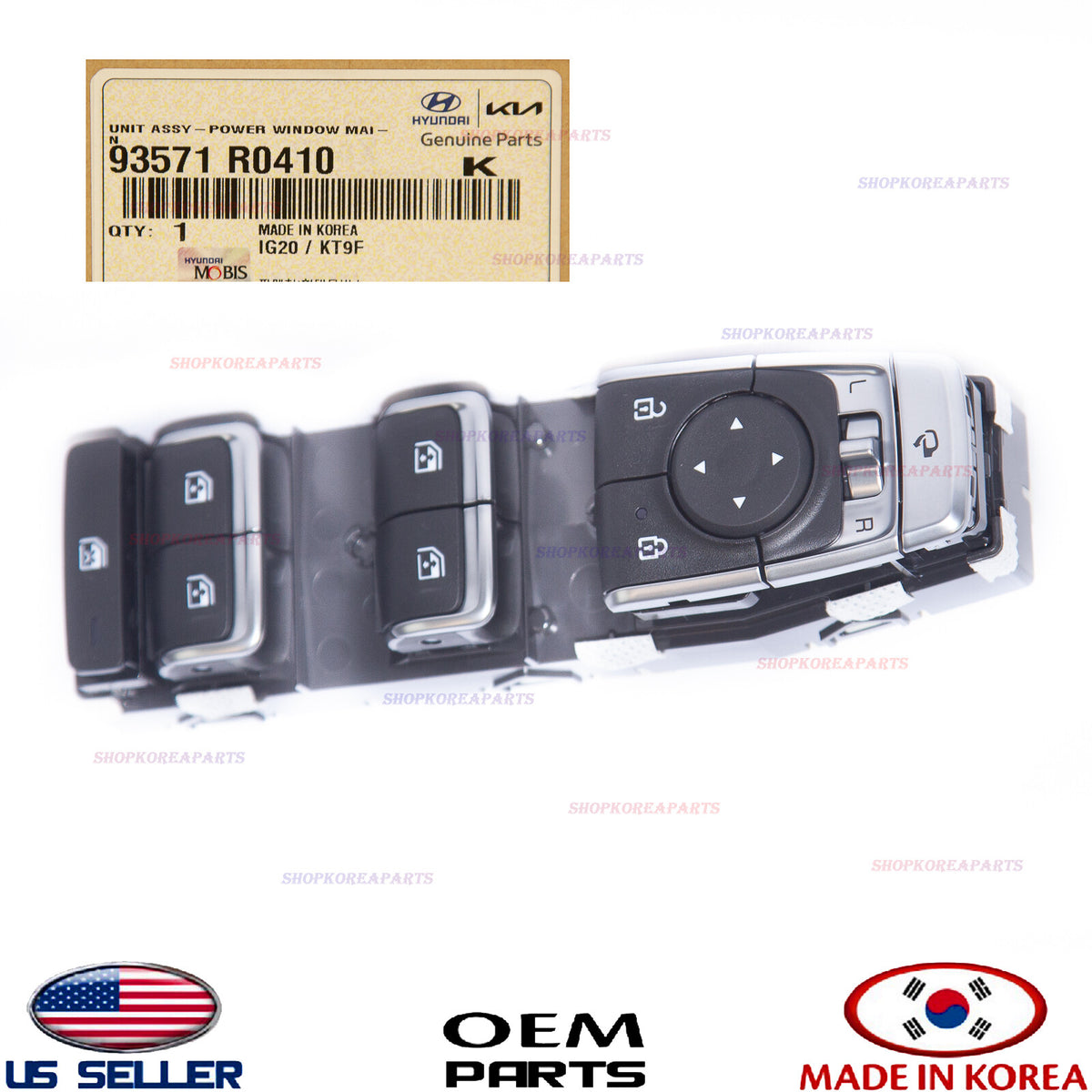GENUINE Front Left Door Window Main Switch Assy ⭐OEM⭐ Kia Carnival 2022-2025