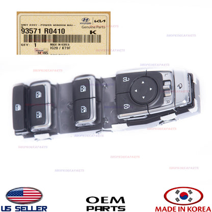 GENUINE Front Left Door Window Main Switch Assy ⭐OEM⭐ Kia Carnival 2022-2025