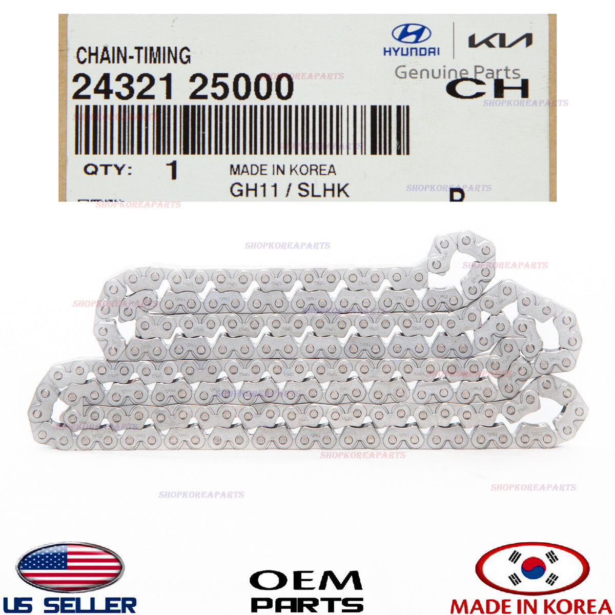GENUINE Engine Timing Chain ⭐OEM⭐ HYUNDAI KIA 2.0-2.4L *See compatibility