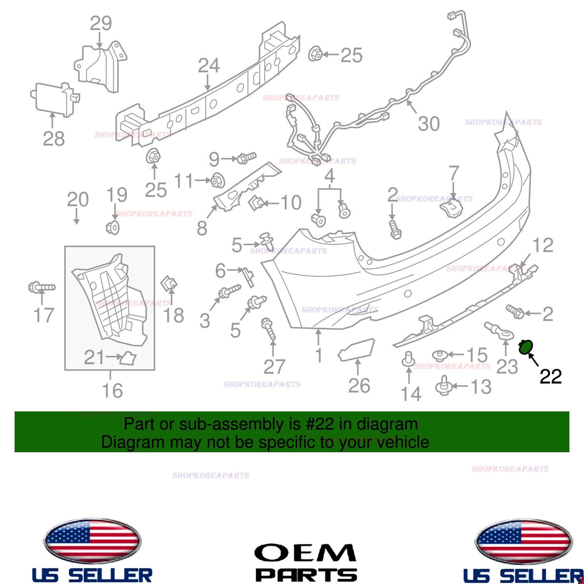 GENUINE OEM Right Passenger Side Tow Bracket Hook Cover 14-16 Mazda 3 Hatchback