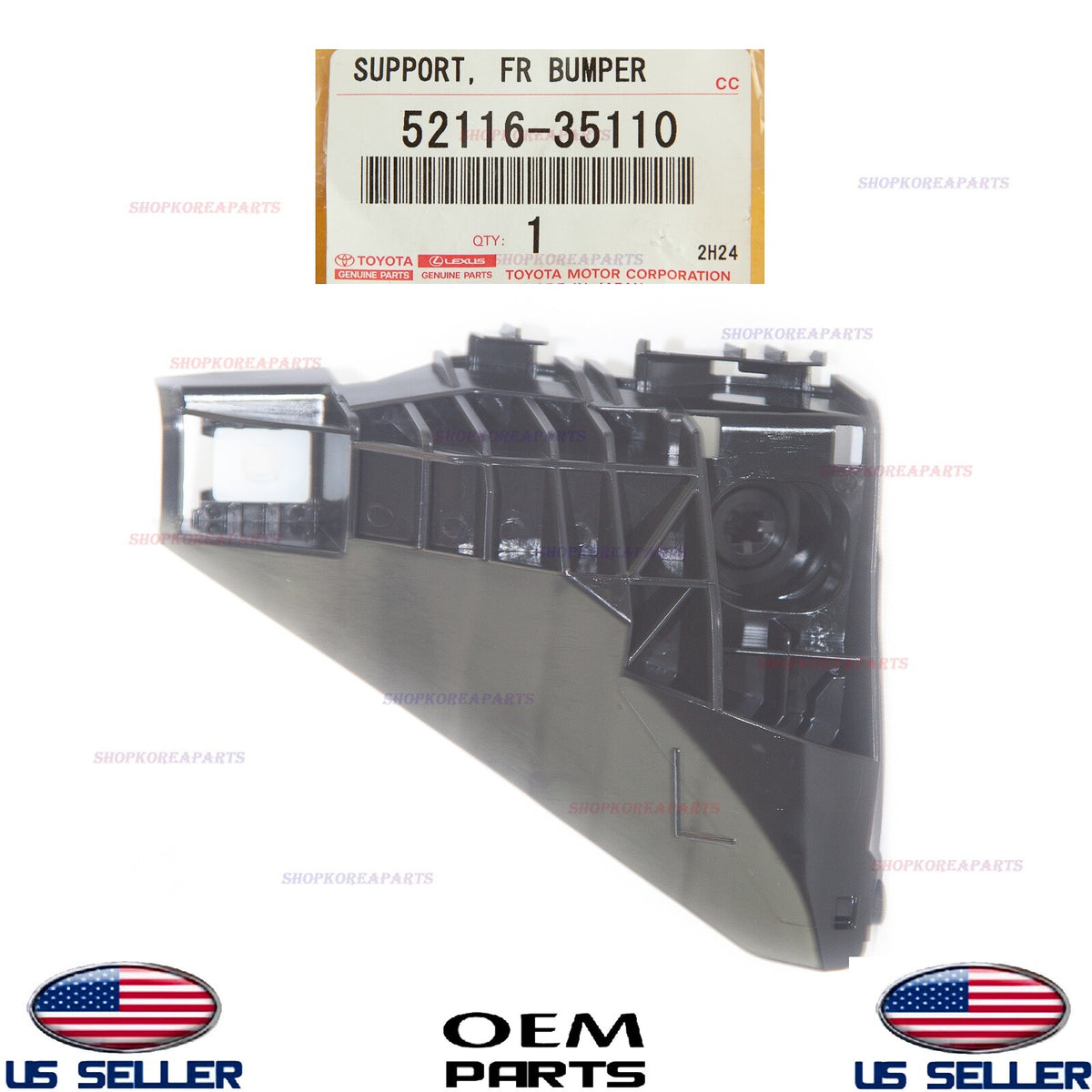 GENUINE Front Bumper Support Bracket Left Driver Side ⭐OEM⭐ FJ Cruiser 2007-14