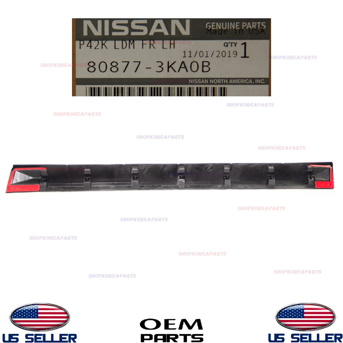 GENUINE Front Door Lower Moulding Black LEFT Driver Side OEM PATHFINDER 2013-15