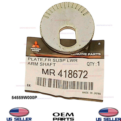 GENUINE Suspension Alignment Bolt Plate 2001-2006 Mitsubishi Montero
