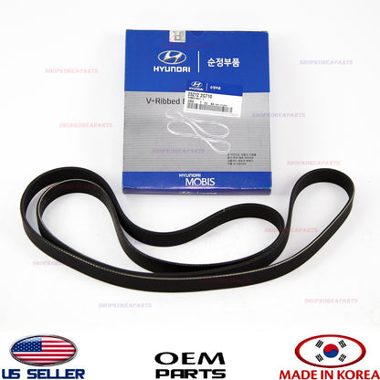 GENUINE OEM Serpentine Fan Drive Belt 2.0L 2.4L Hyundai Kia 25212-2G710