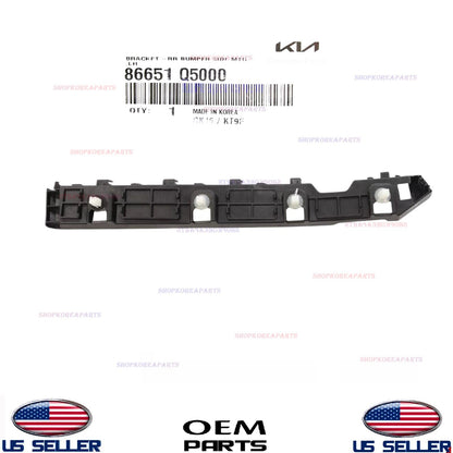 GENUINE OEM Rear Bumper Retainer Bracket Left Driver Side 2021-2023 Kia Seltos