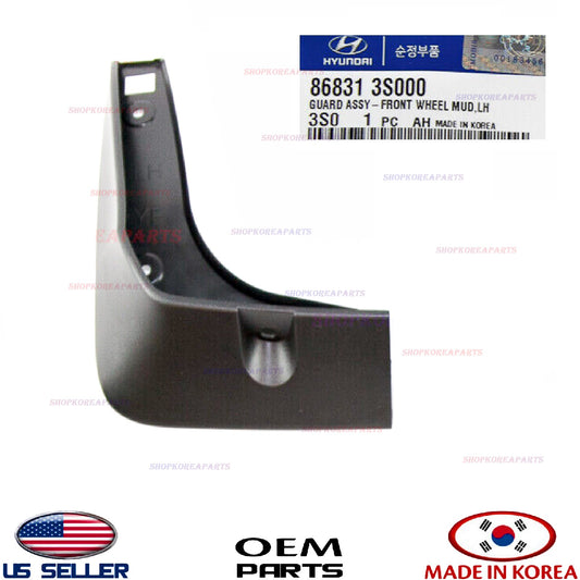 1pcs GENUINE MUD GUARD FLAPS SPLASH SHIELD FRONT LEFT Driver SONATA 2011-2013