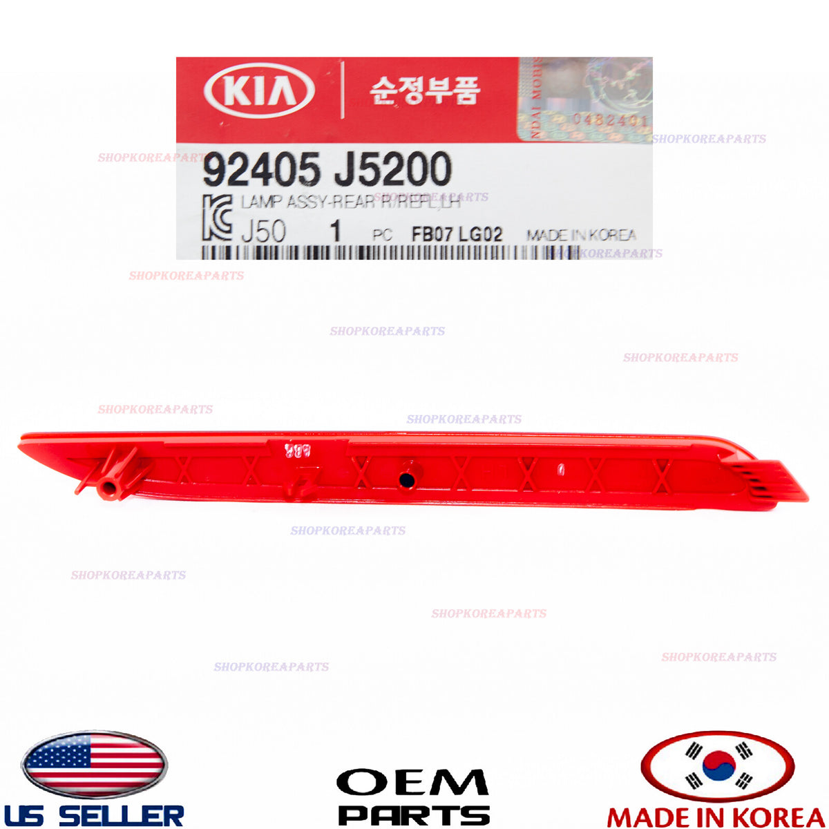 GENUINE Rear Bumper Reflector LEFT Driver Side ⭐OEM⭐ Kia Stinger GT 2018-2021