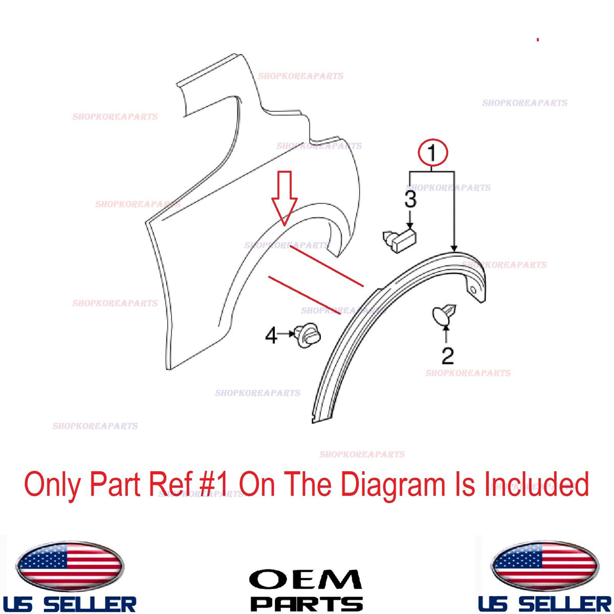 GENUINE Rear Fender Wheel Garnish Molding Passenger Side OEM NISSAN JUKE 2011-17