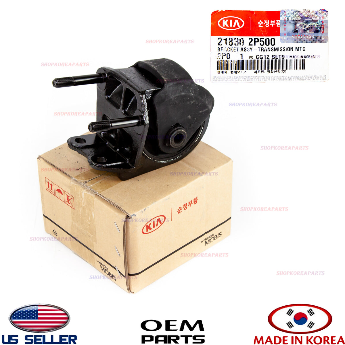 GENUINE OEM Left Transmission Mount 10-12 Hyundai Santa Fe / 11-13 Kia Sorento