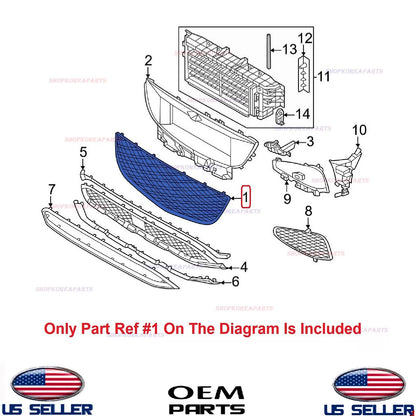 GENUINE OEM Radiator Grille 2025-2026 Genesis GV80 86350-T6500CR