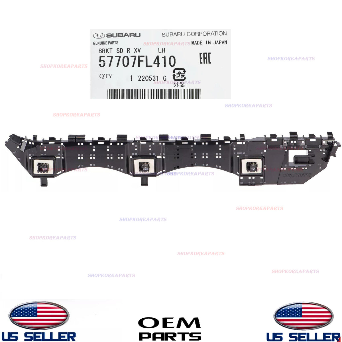 GENUINE OEM Rear LEFT Driver Side Bumper Upper Cover Bracket 2018-2023 Crosstrek