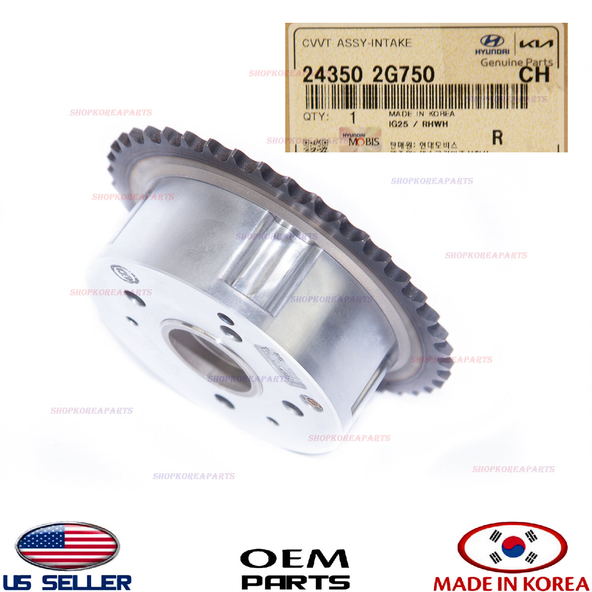 GENUINE Intake CVVT Gear ⭐OEM⭐ HYUNDAI KIA 2.0L 2.4L *See compatibility