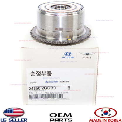 GENUINE INTAKE Camshaft Gear CVVT ⭐OEM⭐ HYUNDAI KIA 2.0L+2.4L *See compatibility