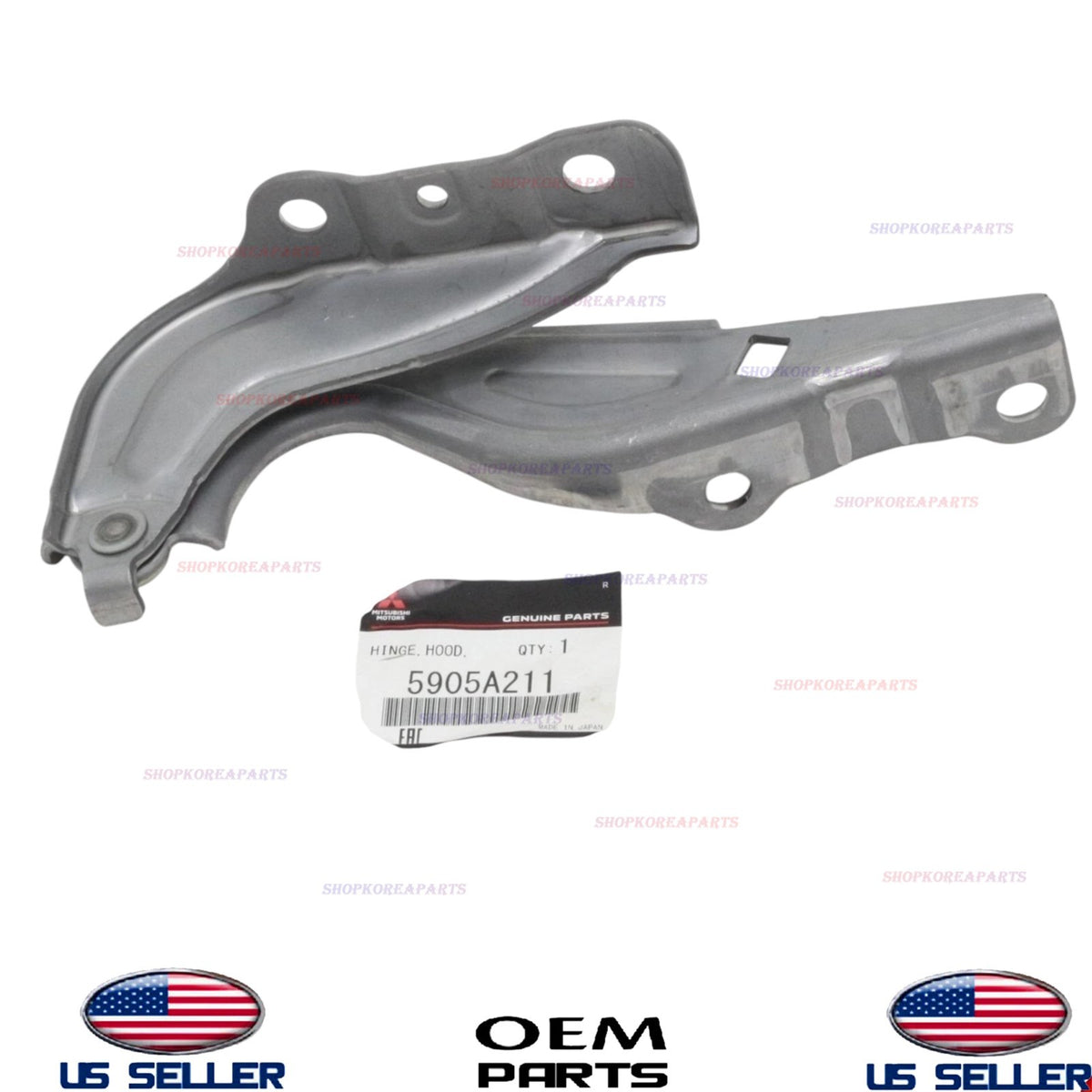 GENUINE Hood Hinge LEFT Driver Side 2018-2025 Mitsubishi Eclipse Cross 5905A211