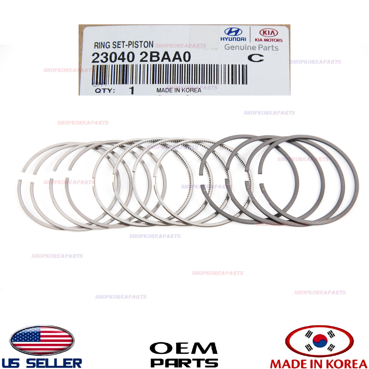 GENUINE Engine Piston Ring SET ⭐OEM⭐ HYUNDAI KIA 1.6L Turbo *See compatibility