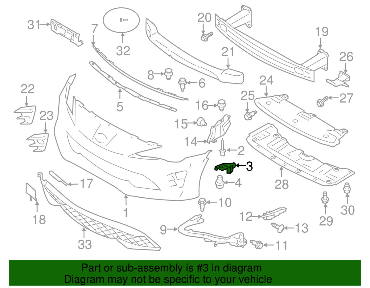 GENUINE Front Bumper Bracket RIGHT Passenger Side 2013-20 Scion FR-S Toyota 86