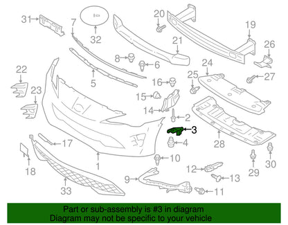 GENUINE Front Bumper Bracket RIGHT Passenger Side 2013-20 Scion FR-S Toyota 86