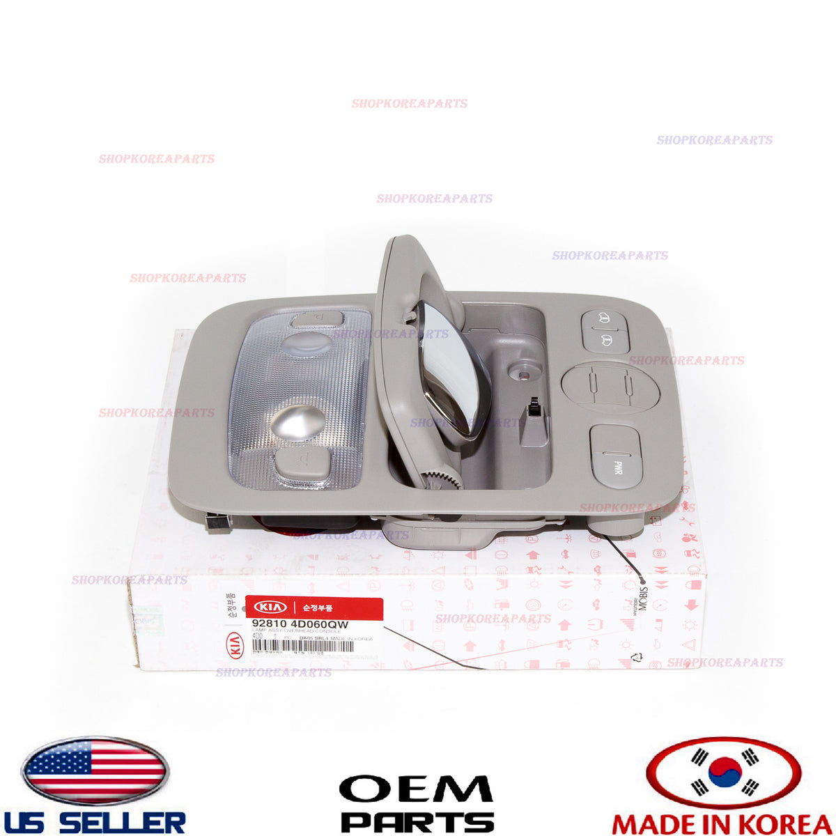 GENUINE Overhead Console Lamp w/ Sliding Doors ⭐OEM⭐ Entourage Sedona 2006-2014