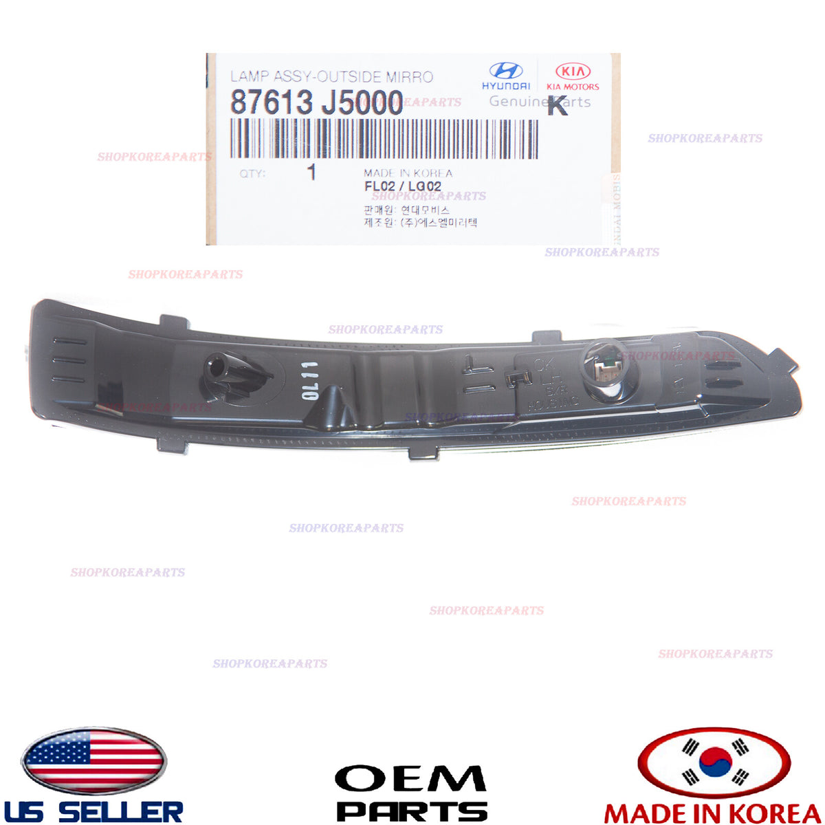 GENUINE Outside Mirror Turn Signal Lamp LEFT Driver Side ⭐OEM⭐ STINGER 2018-2023