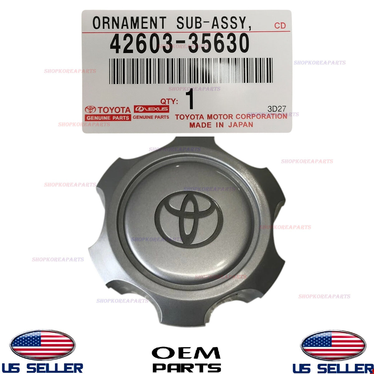 GENUINE Wheel Center Hub Cap 1996-2002 Toyota 4Runner Tacoma 42603-35630
