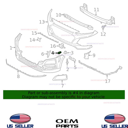 GENUINE OEM Front Bumper Reinforcement Bracket LEFT Driver Side 2018-2021 Kona