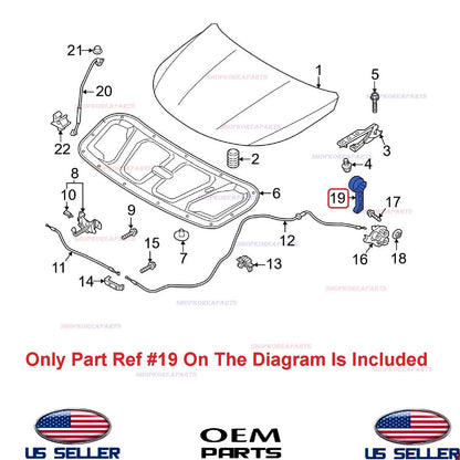 GENUINE OEM Hood Latch Release Handle 2022-2026 Kia Carnival 81181-2B000OFB