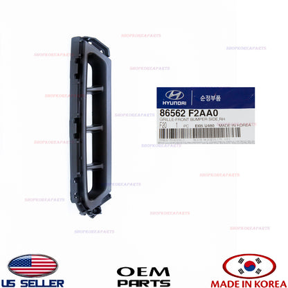 FRONT BUMPER Air Grille Curtain RIGHT GENUINE ELANTRA SEDAN 2019-2020 86562F2AA0