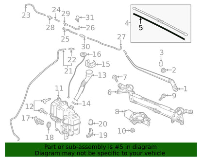 GENUINE Wiper Blade Refill RIGHT Passenger Side 2018-2021 Mazda 6 GBFN-67-333