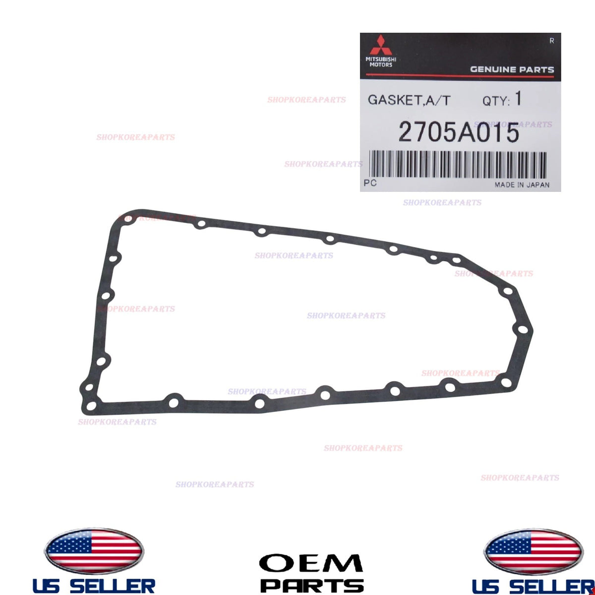GENUINE A/T Oil Pan Gasket 2008-2018 Mitsubishi Lancer Outlander 2705A015