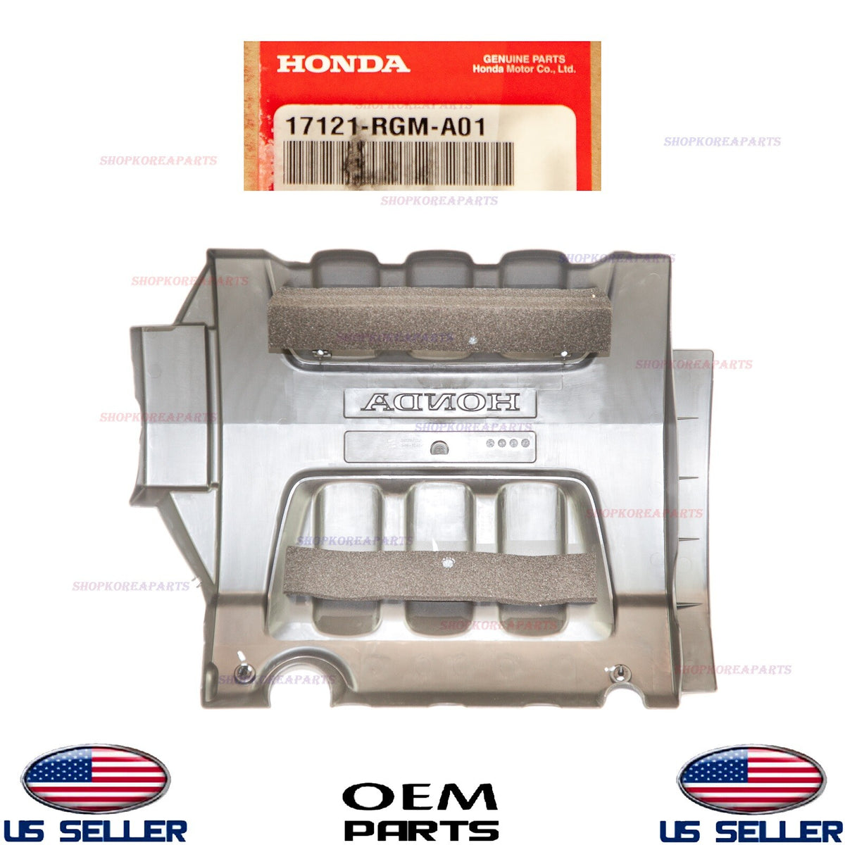GENUINE Engine Cover Upper Plate, Appearance Cover OEM Honda Odyssey 3.5L 05-07