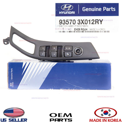 GENUINE OEM Front Left Driver Side Window Switch 2014–2016 Hyundai Elantra