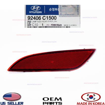 GENUINE Bumper Reflector Rear RIGHT Passenger Side ⭐OEM⭐Hyundai Sonata 2018-2019